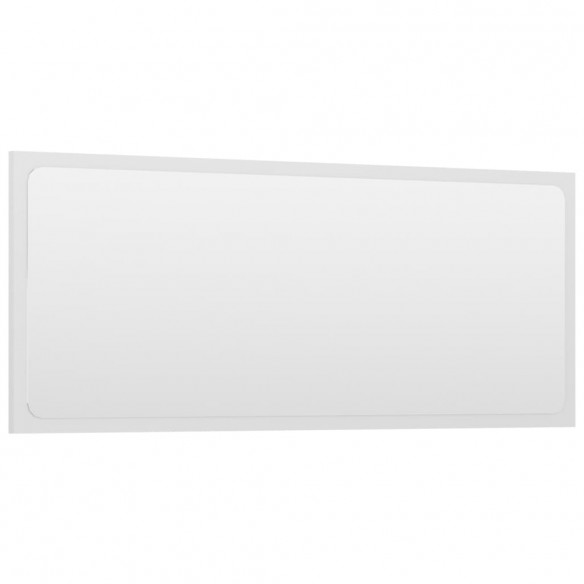 Ensemble de meubles de bain 2 pcs Blanc brillant Aggloméré