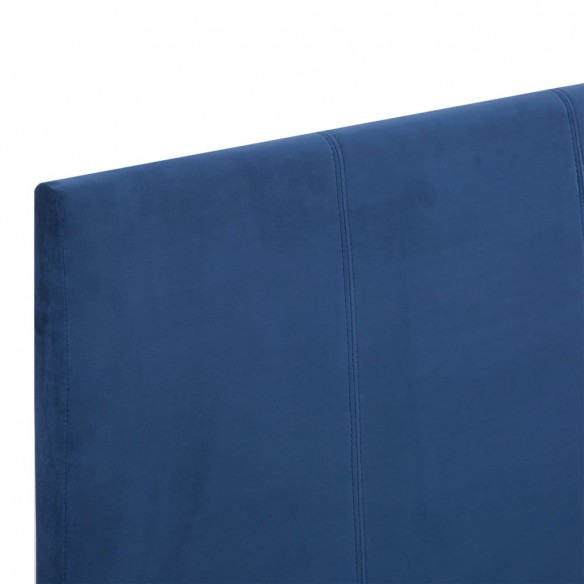 Cadre de lit Bleu Tissu 180 x 200 cm