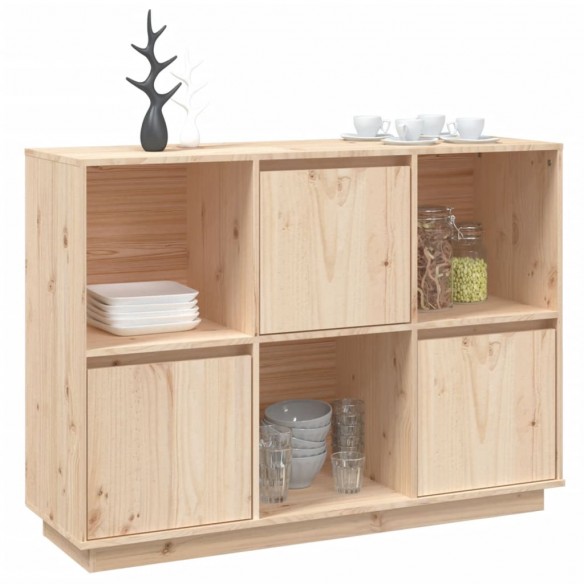 Buffet 110,5x35x80 cm Bois massif de pin