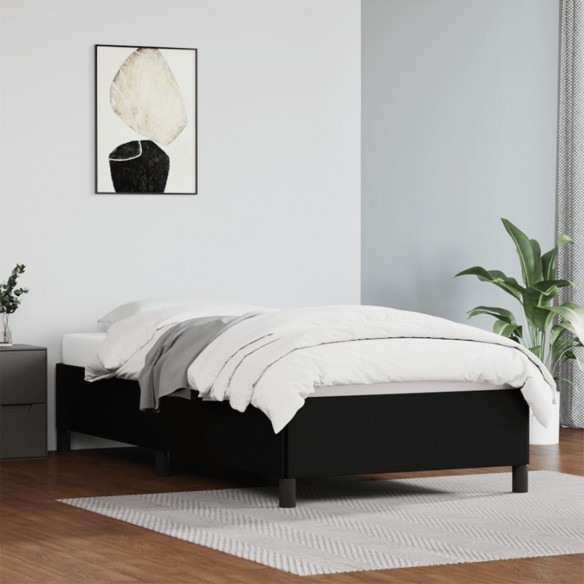 Cadre de lit Noir 80x200 cm Similicuir