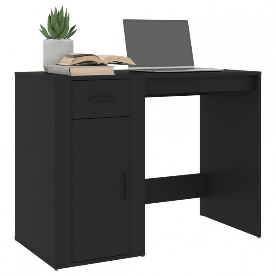 Bureau Noir 100x49x75 cm 