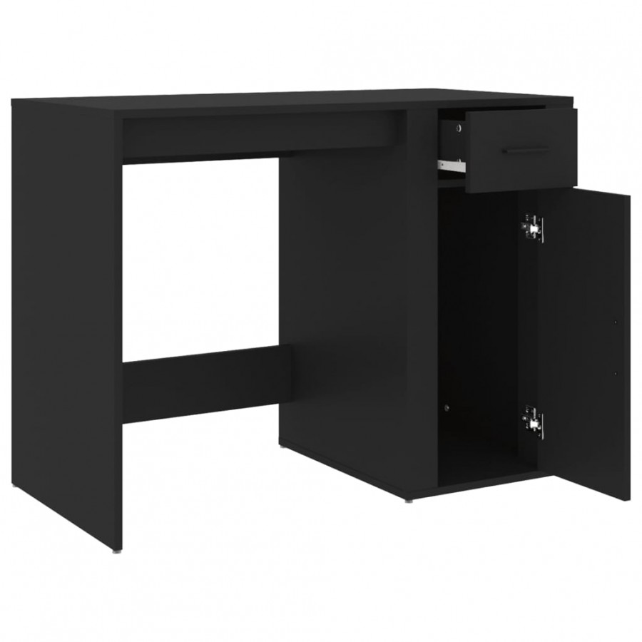 Bureau Noir 100x49x75 cm 