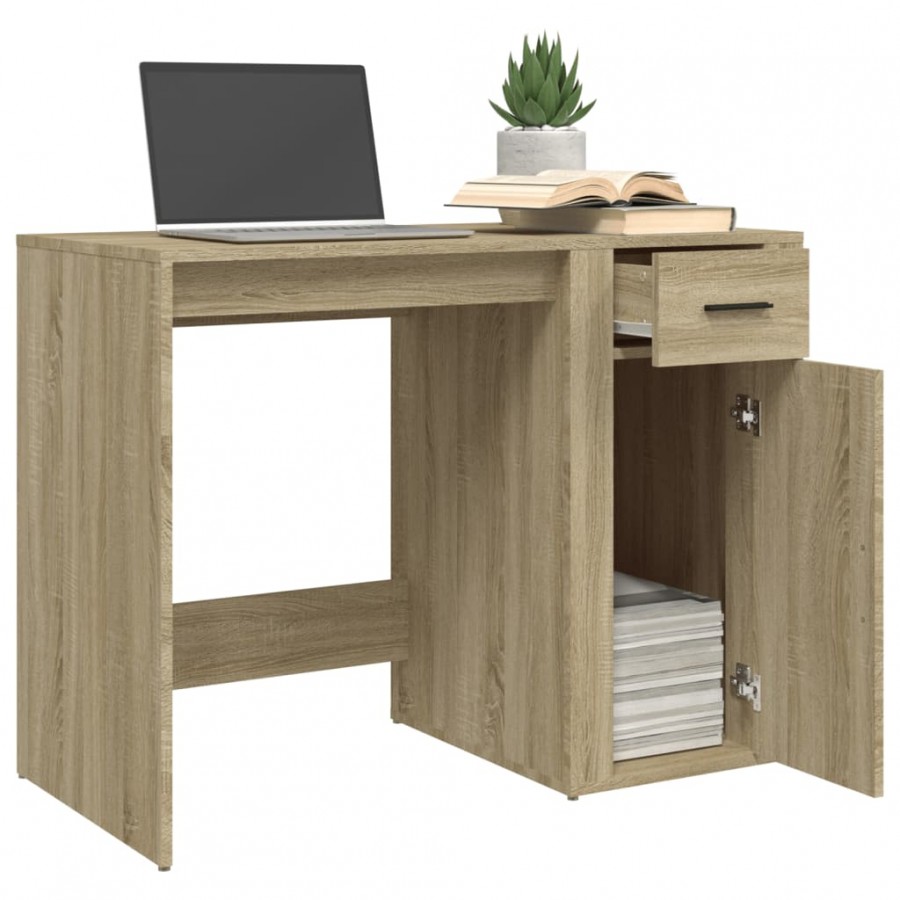 Bureau Chêne sonoma 100x49x75 cm 