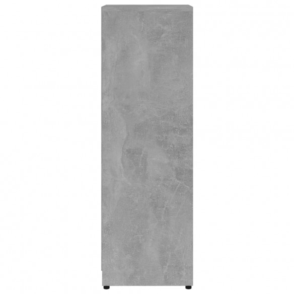 Armoire de salle de bain Gris béton 30x30x95 cm Aggloméré