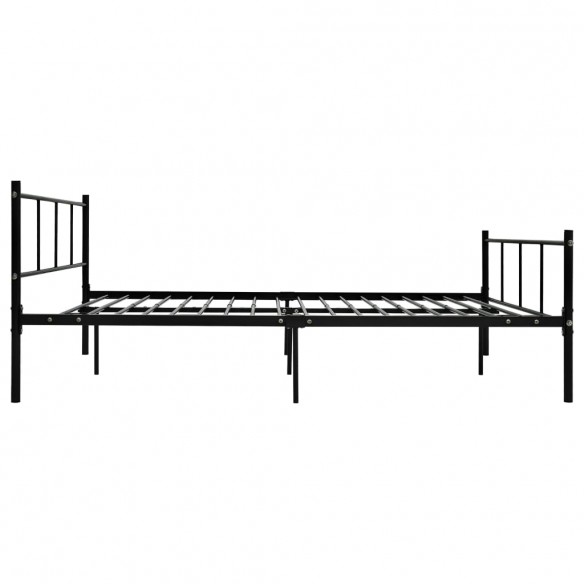 Cadre de lit Noir Métal 160 x 200 cm