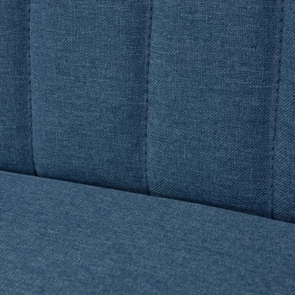Canapé 117 x 55,5 x 77 cm Tissu Bleu