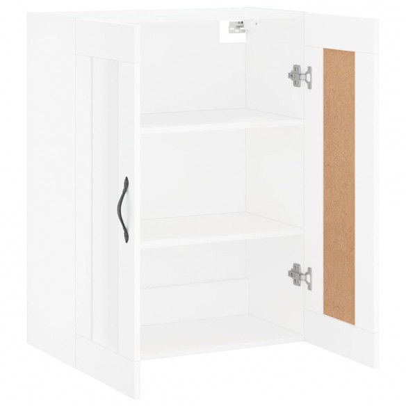 Armoire murale blanc 69,5x34x90 cm bois d'ingénierie