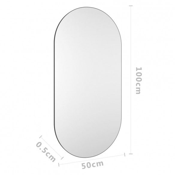 Miroir 100x50 cm Verre