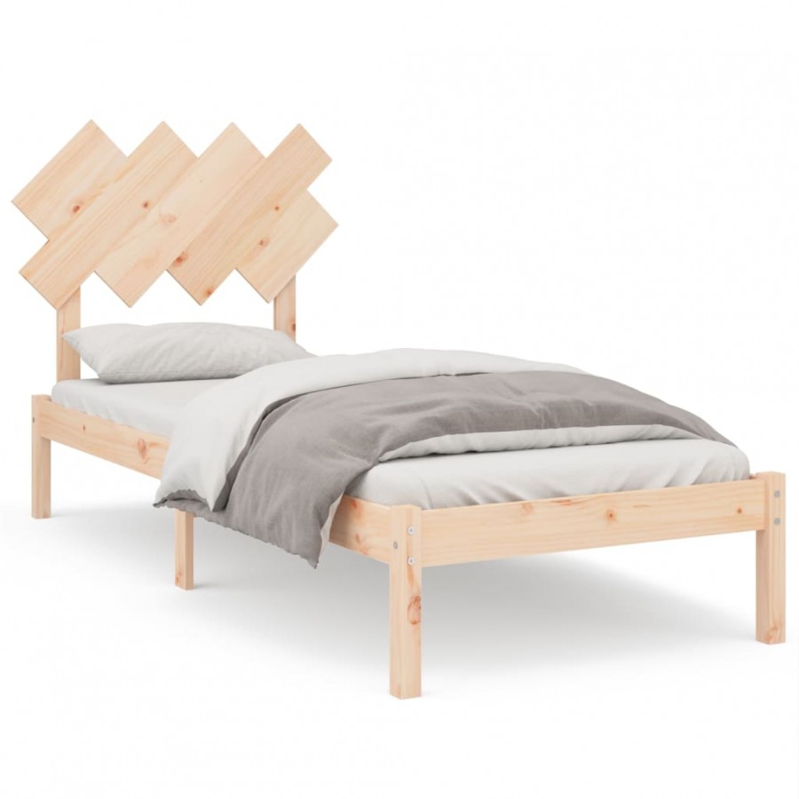 Lit 90x200 cm Bois massif