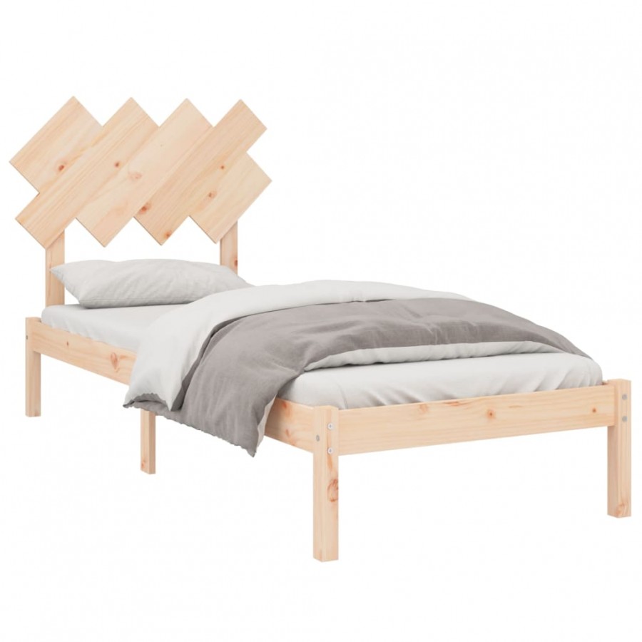 Lit 90x200 cm Bois massif