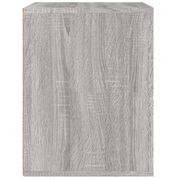 Table de chevet murale Sonoma gris 50x36x47 cm