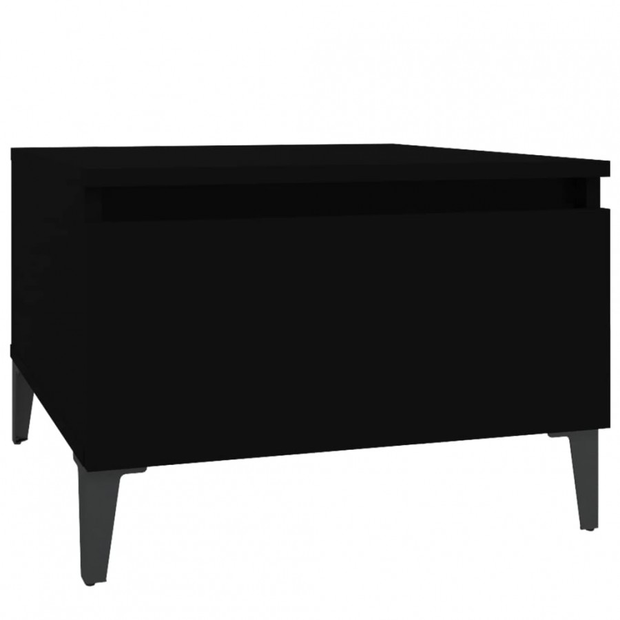 Table d'appoint Noir 50x46x35 cm 