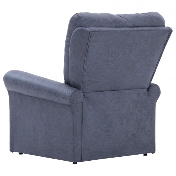 Chaise inclinable Gris Similicuir daim