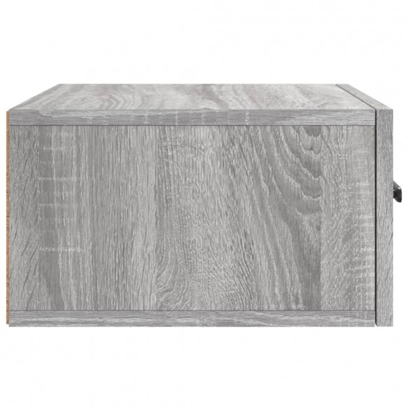 Tables de chevet murales 2 pcs sonoma gris 35x35x20 cm