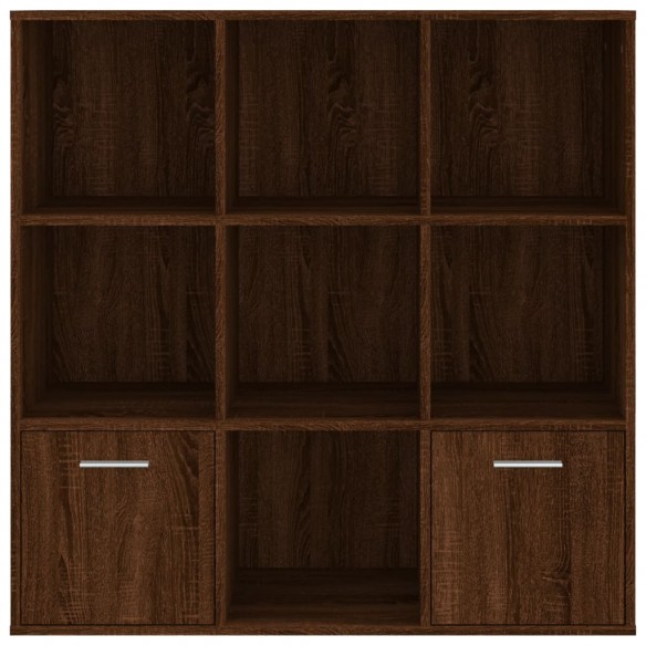 Armoire à livres Chêne marron 98x30x98 cm