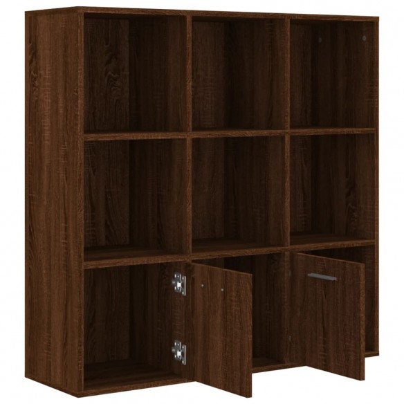 Armoire à livres Chêne marron 98x30x98 cm