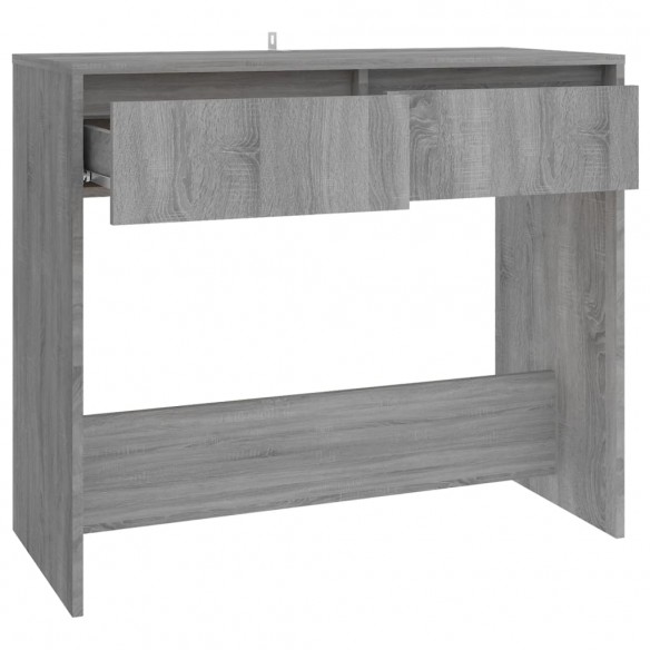 Table console Sonoma gris 89x41x76,5 cm Acier