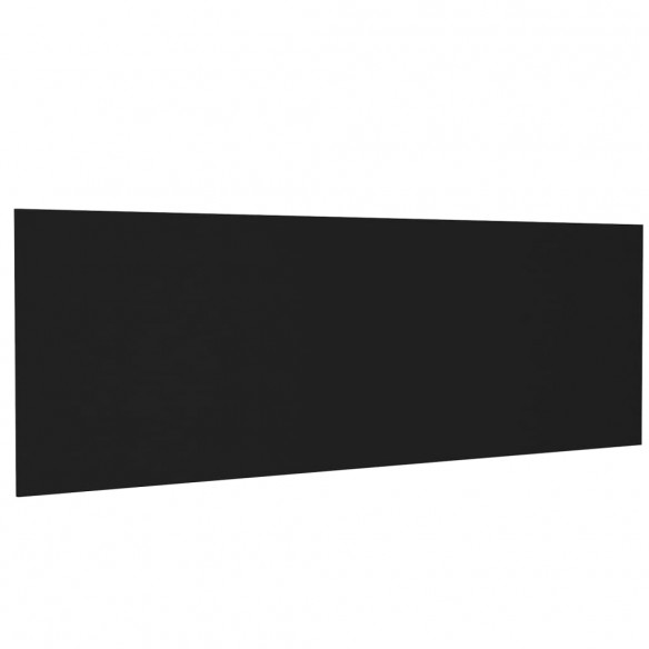 Tête de lit murale Noir 240x1,5x80 cm Bois d'ingénierie