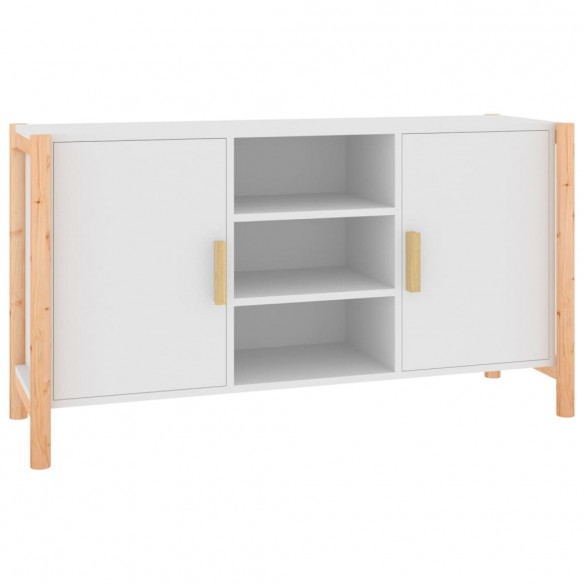 Buffet Blanc 107x38x60 cm Bois d'ingénierie