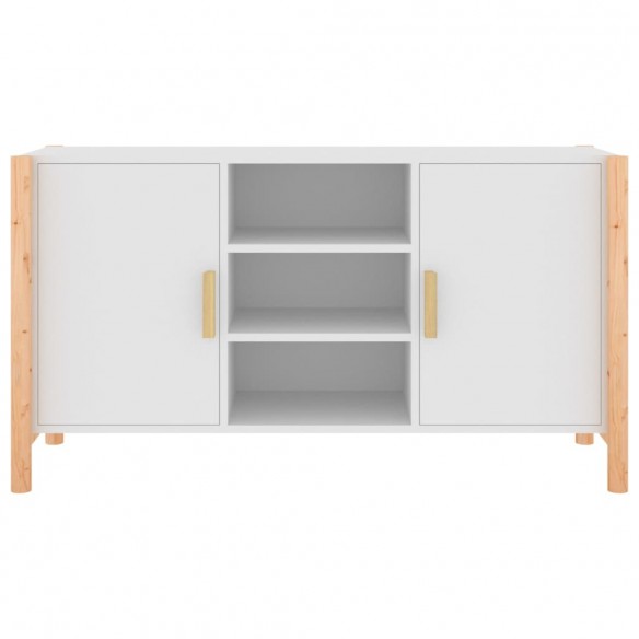 Buffet Blanc 107x38x60 cm Bois d'ingénierie