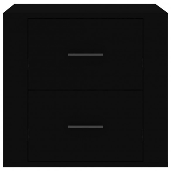 Table de chevet Noir 50x39x47 cm