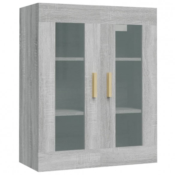 Armoire murale suspendue Sonoma gris 69,5x34x90 cm