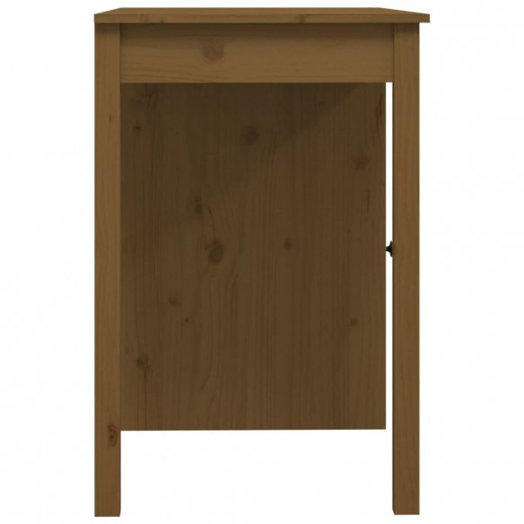 Bureau Marron miel 100x50x75 cm Bois massif de pin