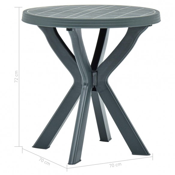 Table de bistro Blanc Ø70 cm Plastique