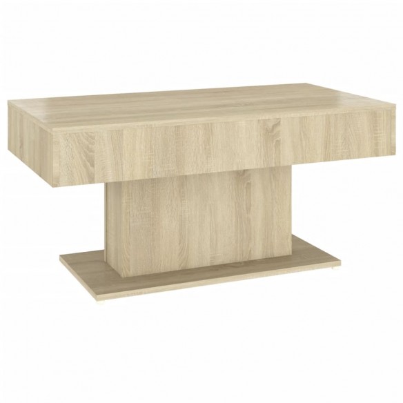 Table basse Chêne sonoma 96x50x45 cm Aggloméré