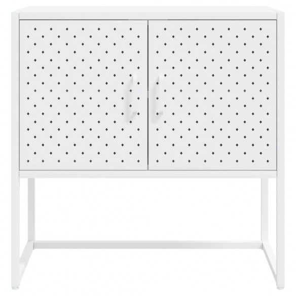 Buffet Blanc 75x35x75 cm Acier