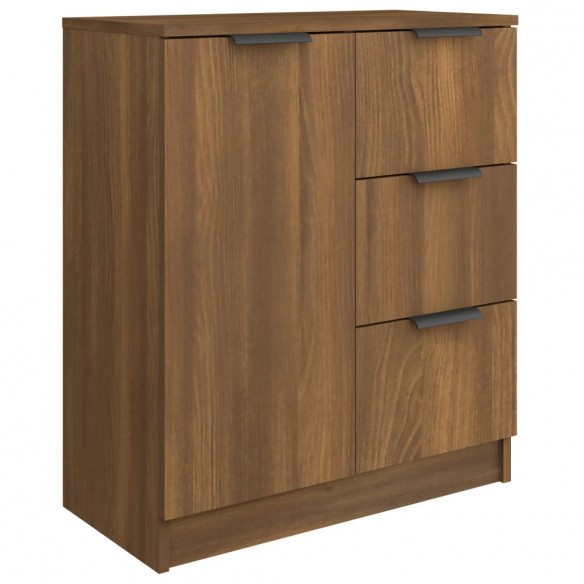 Buffet Chêne marron 60x30x70 cm Bois d'ingénierie