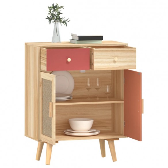 Buffet avec tiroirs 60x30x75,5 cm bois d'ingénierie