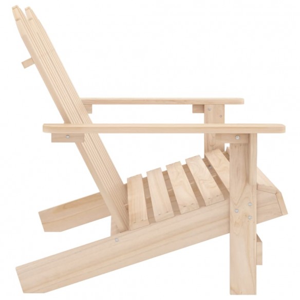 Chaise de jardin Adirondack 2 places Bois de sapin massif