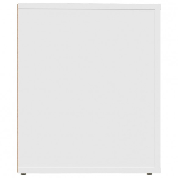 Tables de chevet 2 pcs Blanc 50x39x47 cm