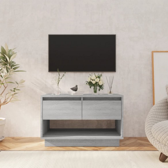 Meuble TV Sonoma gris 70x41x44 cm Aggloméré