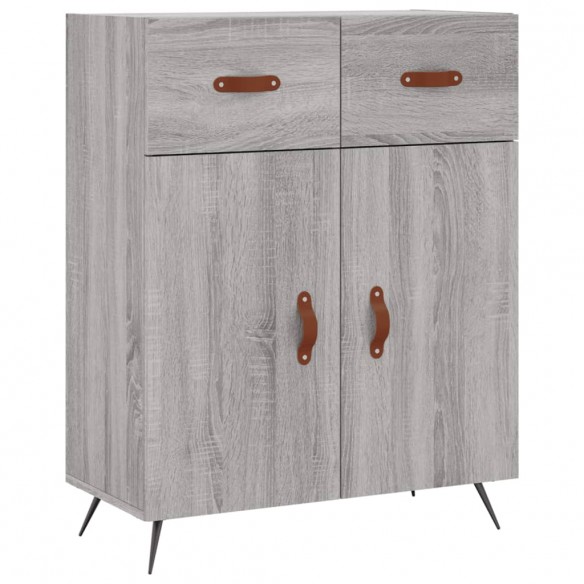 Buffet sonoma gris 69,5x34x90 cm bois d'ingénierie