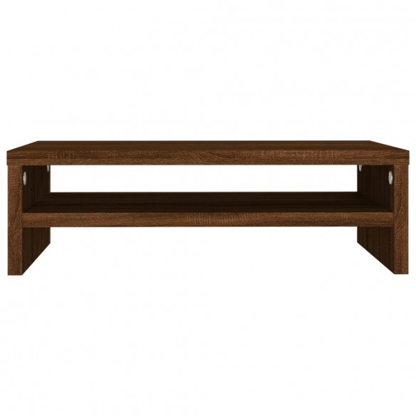 Support de moniteur Chêne marron 42x24x13 cm Bois d'ingénierie