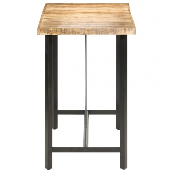 Table de bar 180x70x107 cm Bois de manguier brut