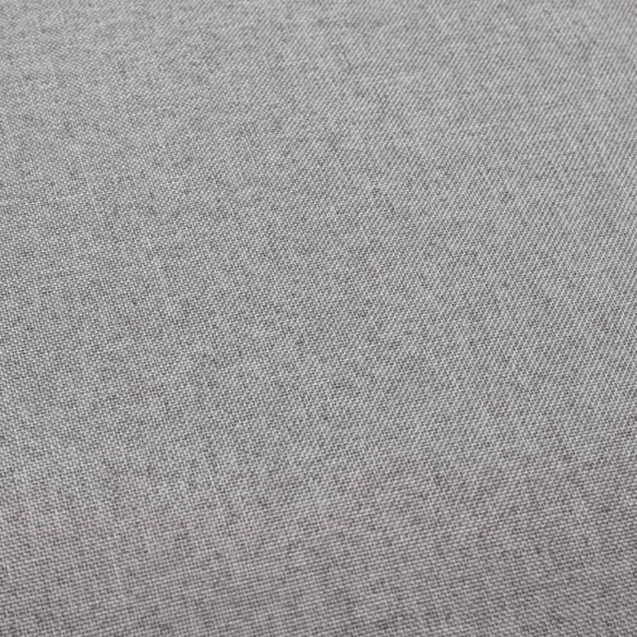 Tabourets de bar lot de 2 gris clair tissu