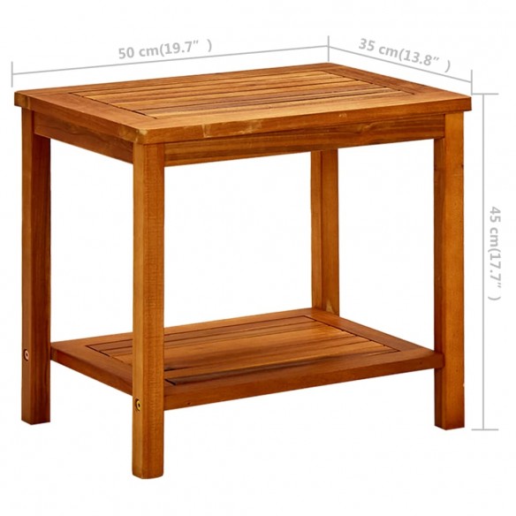 Table basse 50x35x45 cm Bois d'acacia solide