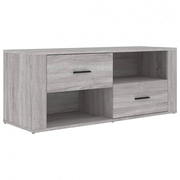 Meuble TV Sonoma gris 100x35x40 cm Bois d'ingénierie