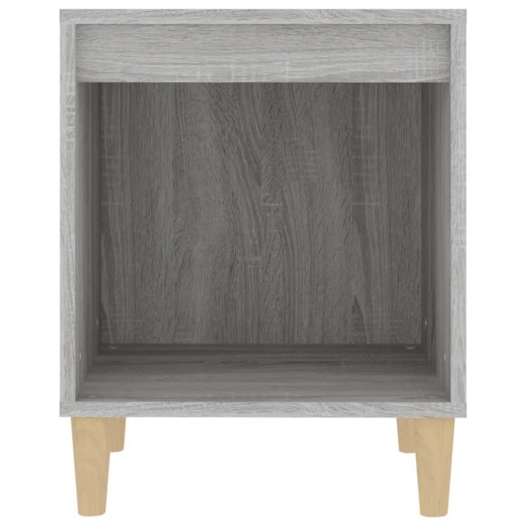Table de chevet Sonoma gris 40x35x50 cm