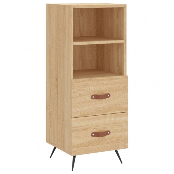 Buffet Chêne sonoma 34,5x34x90 cm Bois d'ingénierie