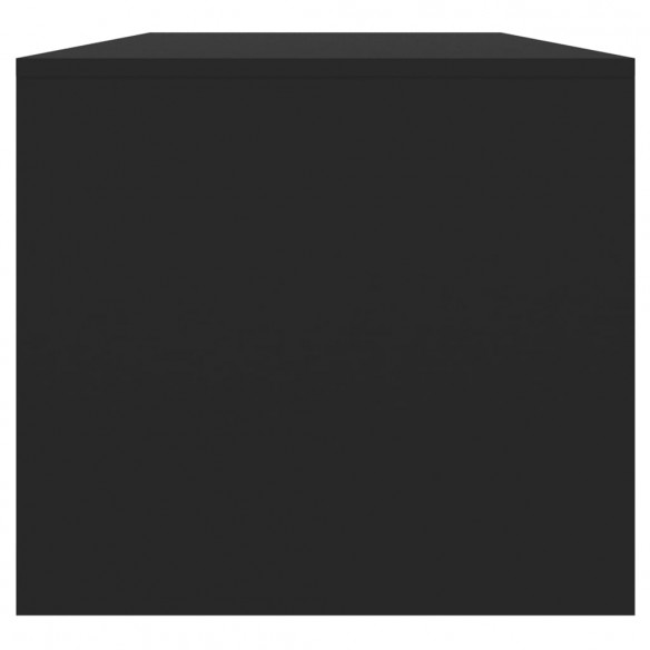 Table basse Noir 102x50x45 cm Bois d'ingénierie