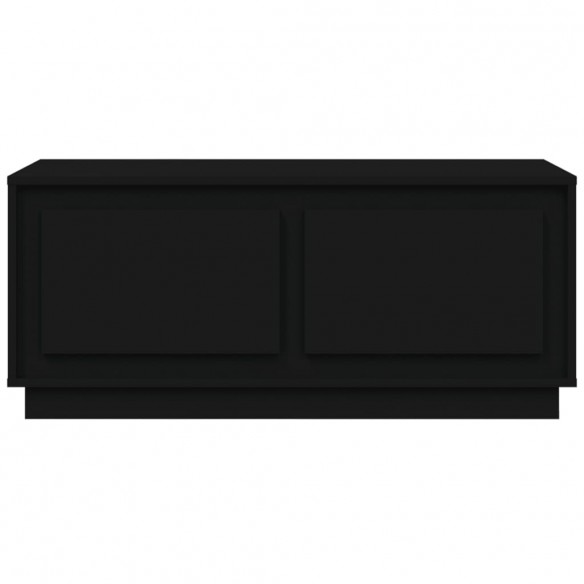 Table basse noir 102x50x44 cm bois d'ingénierie