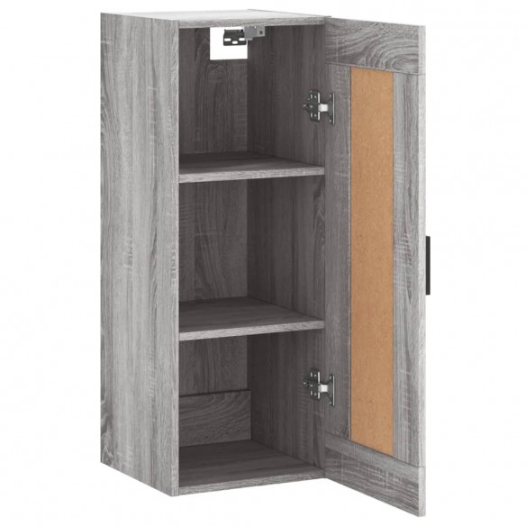 Armoire murale sonoma gris 34,5x34x90 cm bois d'ingénierie