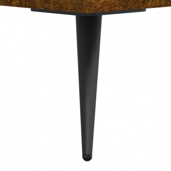 Tables de chevet 2pcs chêne fumé 40x35x47,5cm bois d’ingénierie