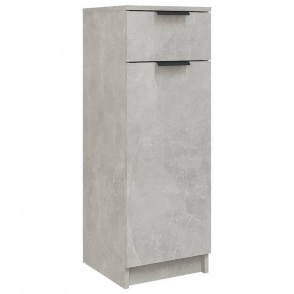 Armoire de salle de bain Gris béton 32x34x90 cm