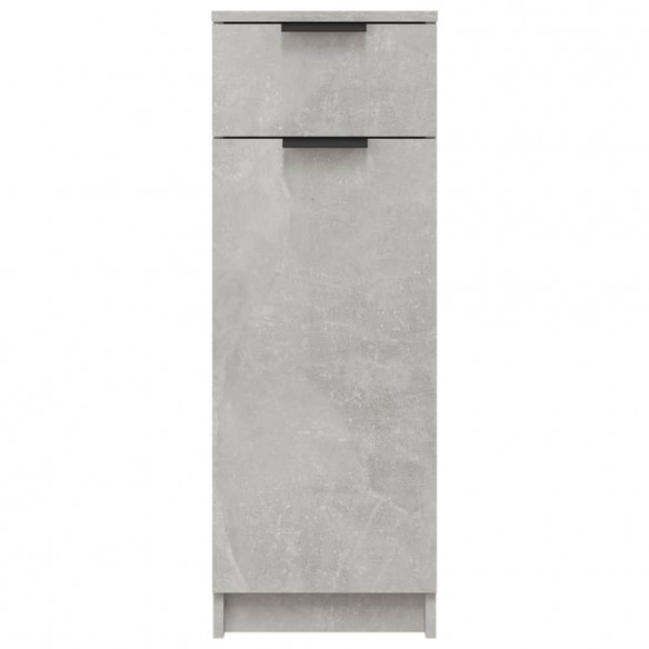 Armoire de salle de bain Gris béton 32x34x90 cm