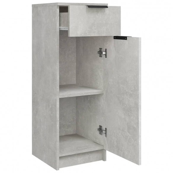 Armoire de salle de bain Gris béton 32x34x90 cm